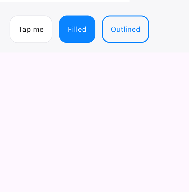 Box rendered natively on iOS