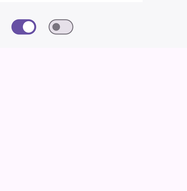 Switch rendered natively on iOS